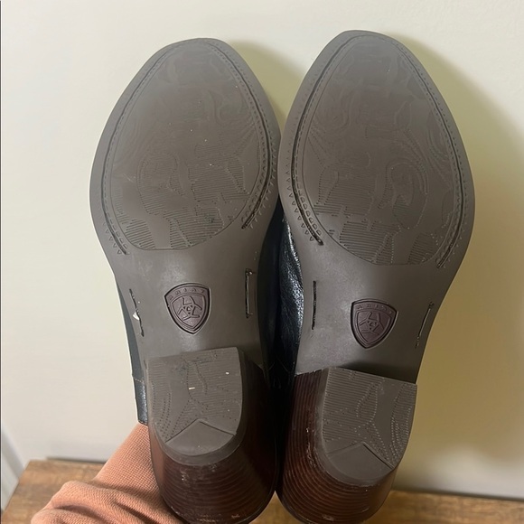 Ariat Black and Tan Mules Slip On with Heel, Retro Women’s 6.5 - Picture 10 of 10